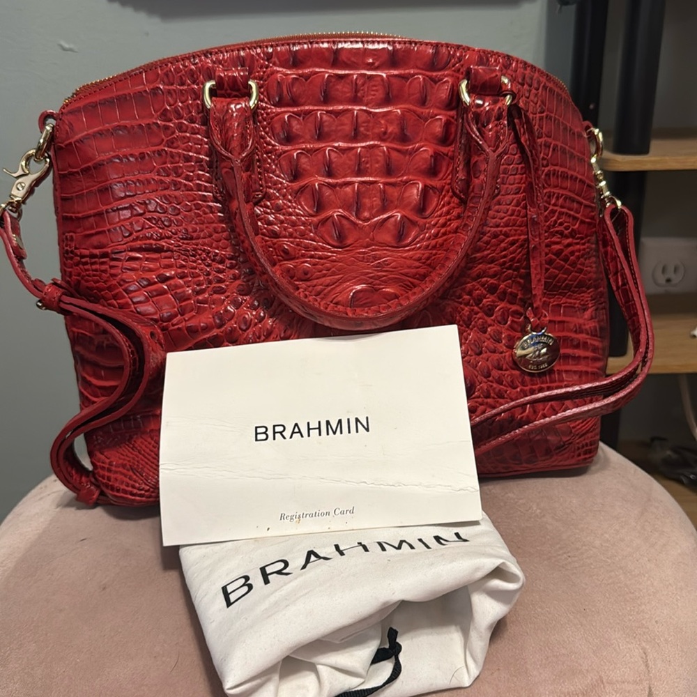 Brahmin Sudbury satchel in chutney Melbourne